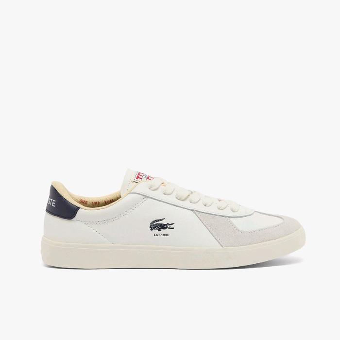 LACOSTE Men’s Shoes Baseshot Pro Sepatu Sneakers Pria Original - White • 407