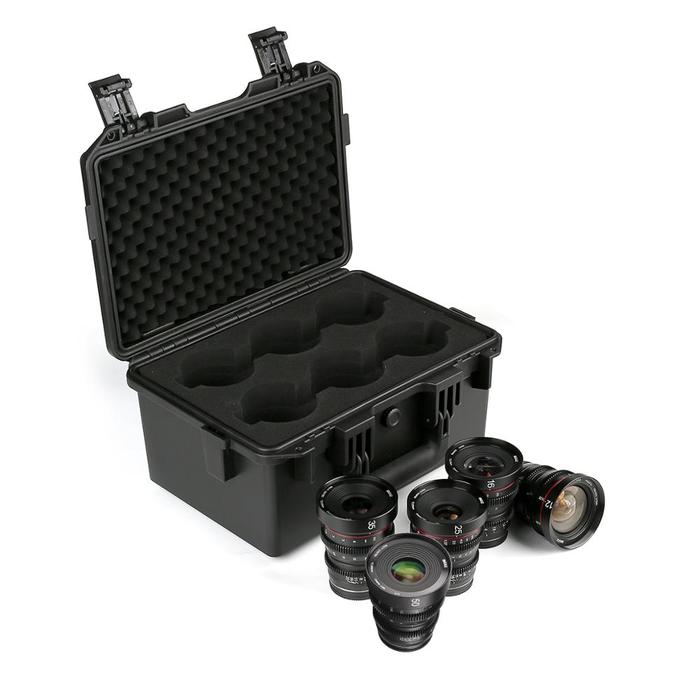 Meike T2.2 Kit Lensa Cine (5 Lensa 10Mm 25Mm 35Mm 50Mm 65Mm 85Mm)