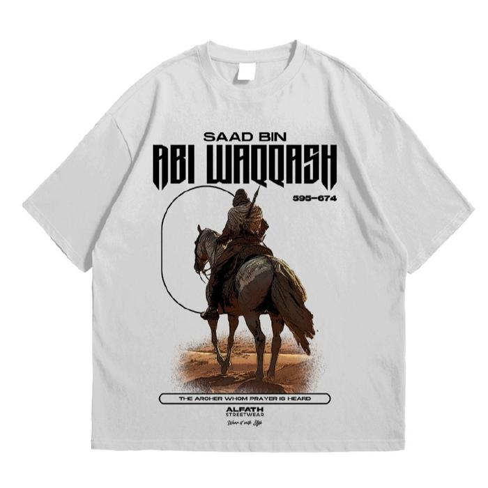 SAAD BIN ABI WAQQASH | Kaos Dakwah | Streetwear Muslim | Kaos Muslim