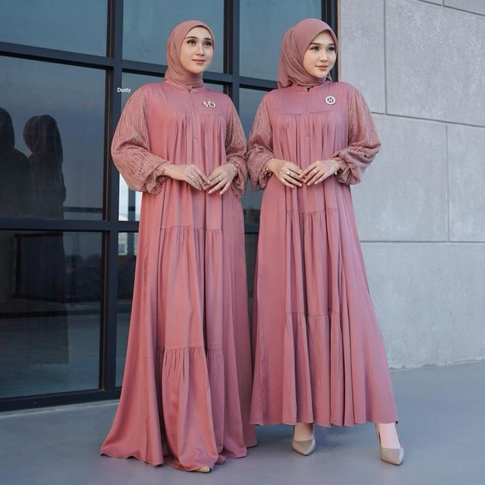 [NEW] • COD | PHYLLA DRESS & MIDI DRESS • NADHEERA LUXURY / Gamis Maxi dan Gamis Midi Rayon Premium 