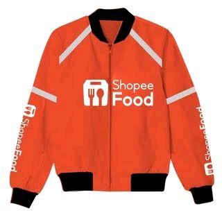 Atribut Jaket ShopeeFood Driver Resmi Shopee Indonesia