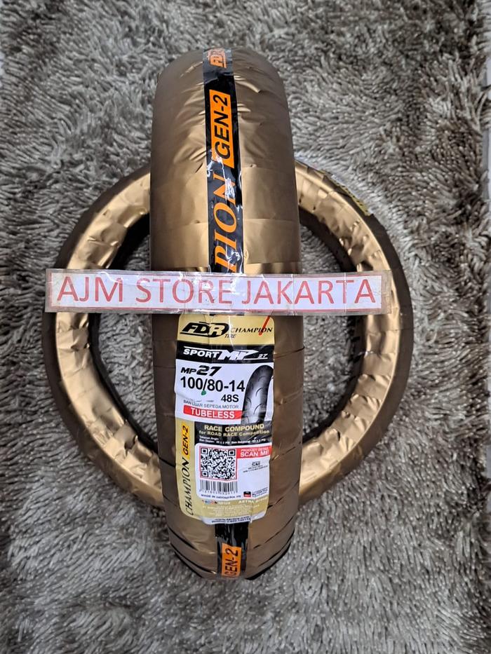 FDR MP27 100/80-14 Tubeless...