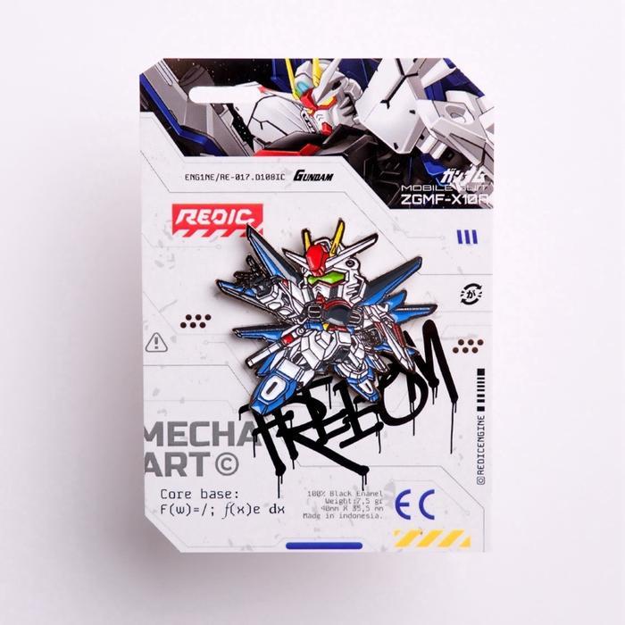 Pin Enamel Gundam Sd - Seed Freedom Full Body