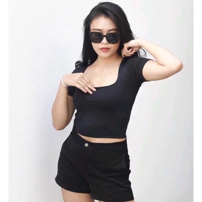 Crop Top Jersey Square Premium