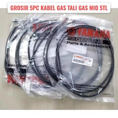 PAKET 5 PCS KABEL GAS MIO SPORTY 5TL TALI GAS MIO SMILE NOUVO FINO KABEL GAS MOTOR MIO LAMA MIO 5TL