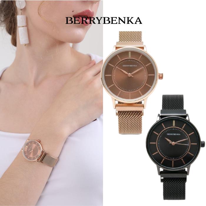 BERRYBENKA - Jam Tangan Cewek Rantai Wanita Jade Janice Irony Watches Official Women