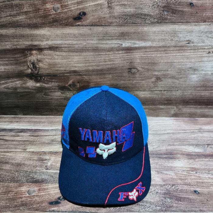 topi vintage yamaha fox logo wol original