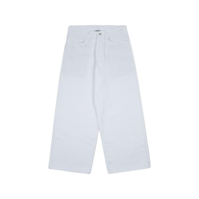 Satisfaction Baggy Pants Blank White