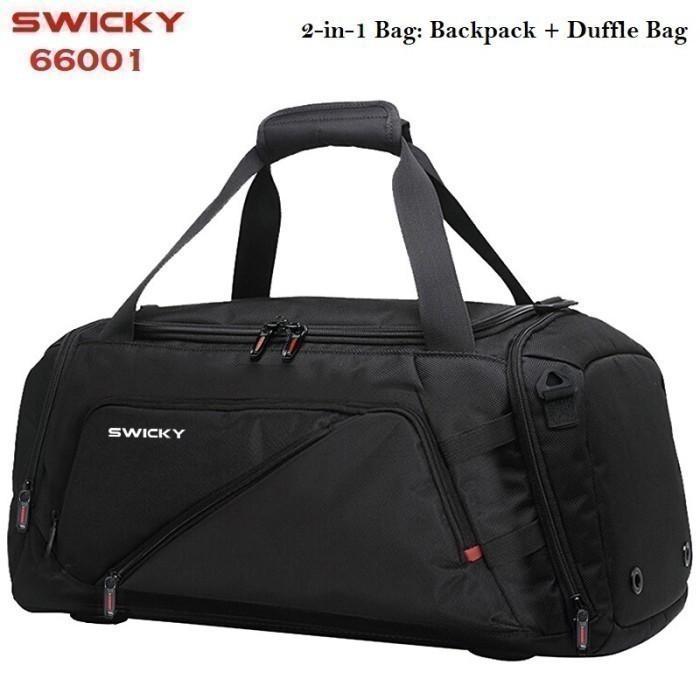 SWICKY 66001 - TAS TRAVEL OUTDOOR MULTIFUNGSI - BACKPACK DUFFLE BAG