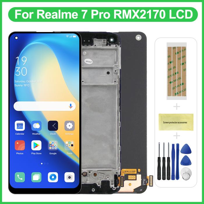 6.4'' Original For Oppo Realme 7 Pro Lcd Display Touch Screen
