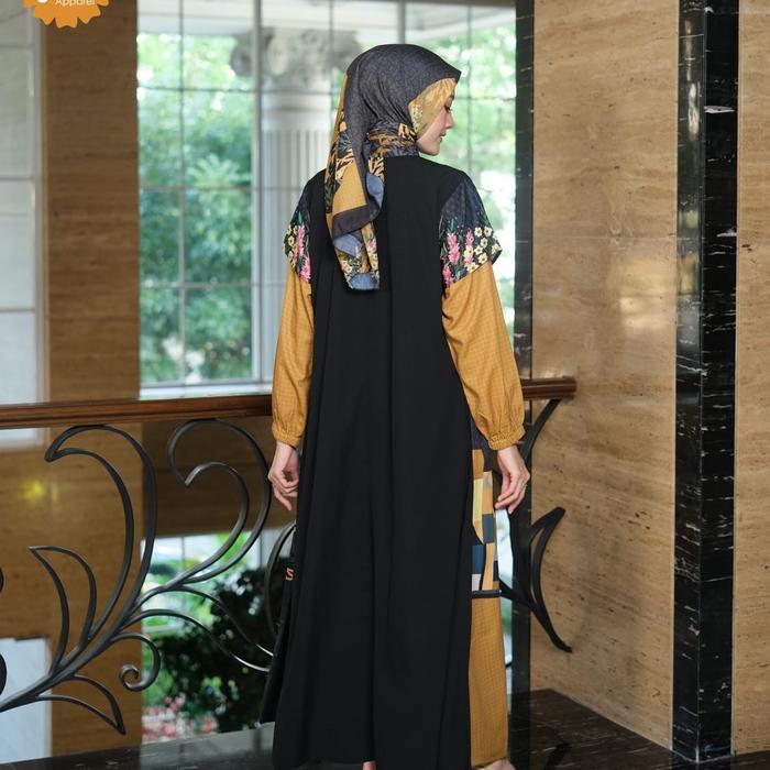 Serenade Dress Polos/Print By Giok Apparel Motif Gamis Printing Wanita Cantik Lembut