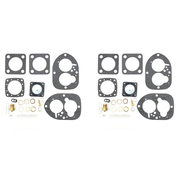 2X Motorcycle Carburetor Rebuild Kit For Volvo Penta Solex 44PA1