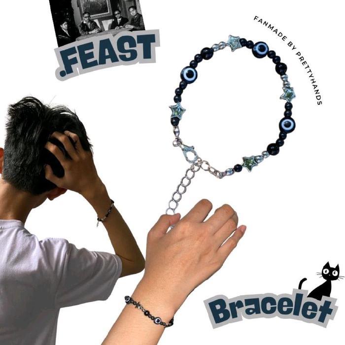 Gelang Feast - Hindia Rantai | [1PCS] Gelang Feast Rantai Stainless Stell (anti karat) by prettyhand