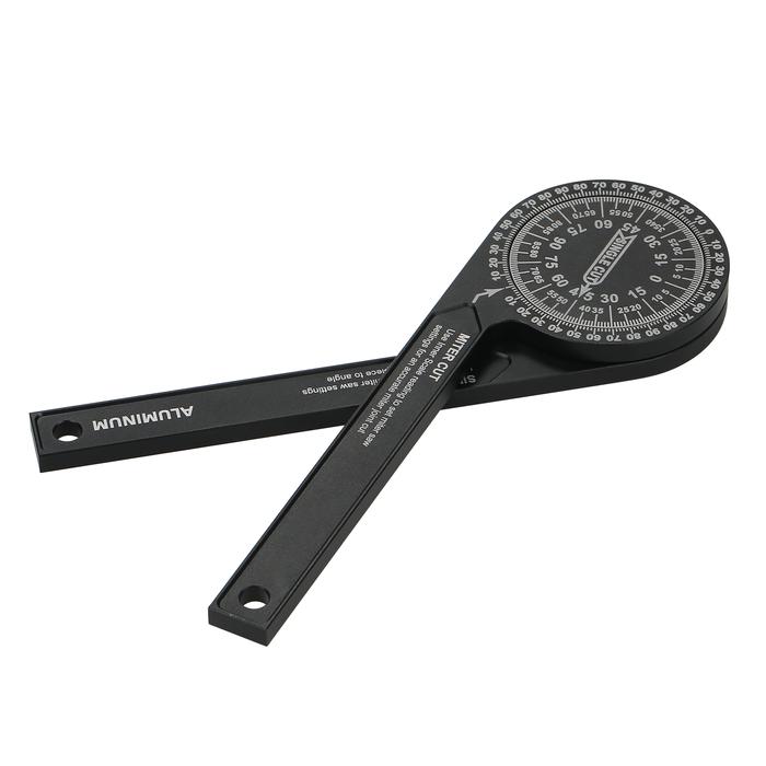 360 Degree 7-inch Miter Saws Protractor Rust Proof Aluminum Alloy