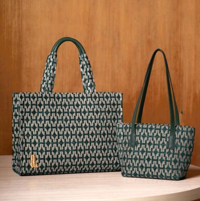 ToteBag Wanita Premium JACQUARD TOTEBAG by Heylocal