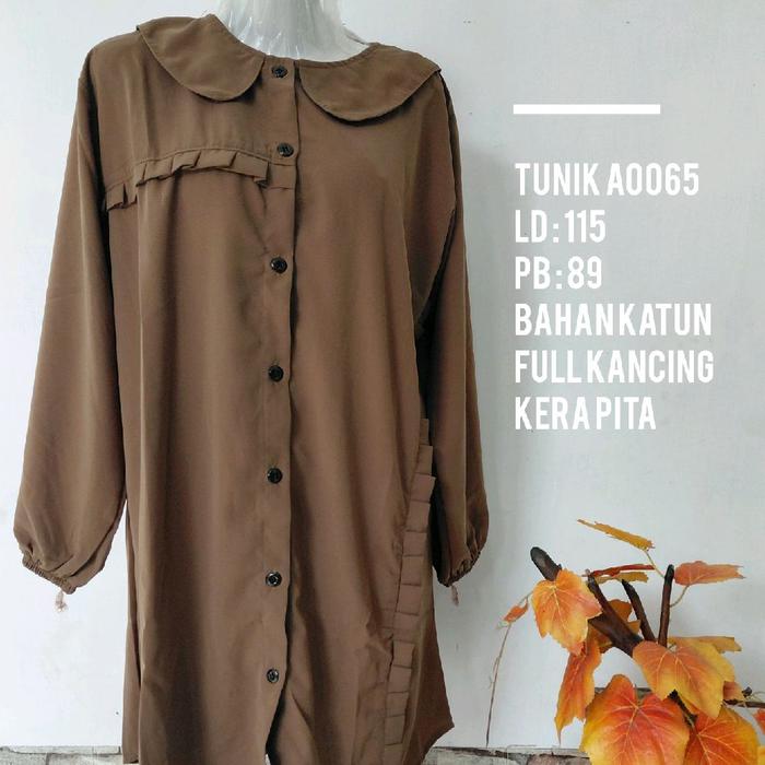 Tunik renda dada kode A0065