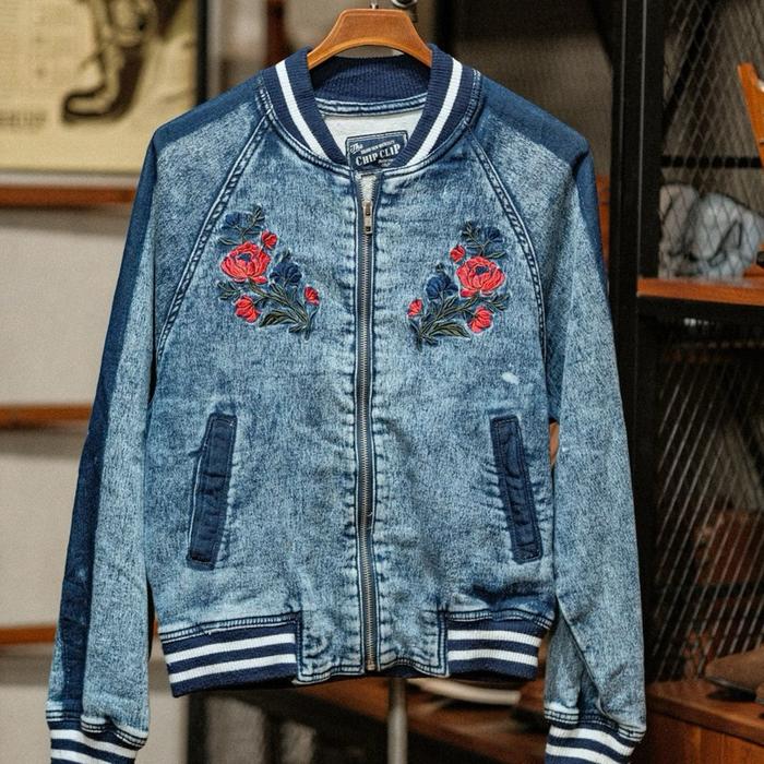 Bomber Denim Ladies Vintage Jaket Original