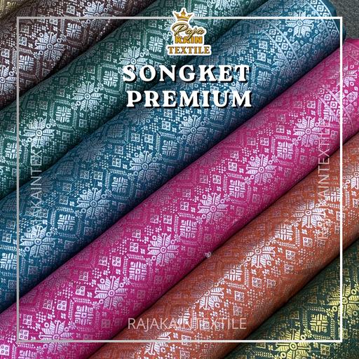 Kain Songket / Bahan Songket / Kain Songket Tenun Semi Palembang kain bawahan  Bahan Songket Palemba