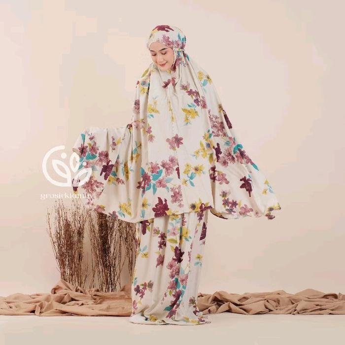 mukena zahra rayon premium by grosir klamby