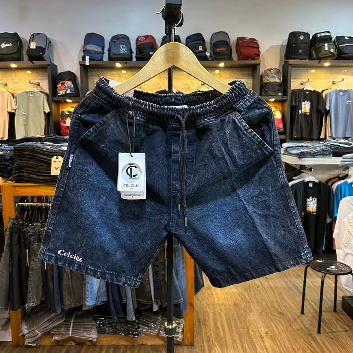 CELANA PENDEK JEANS CELCIUS KOLOR/BOARDSHORT JEANS COWOK TERBARU
