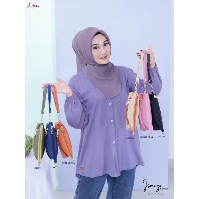 AB 715 ISMAYA POUCH ABIKA Wanita simpel dan cantik