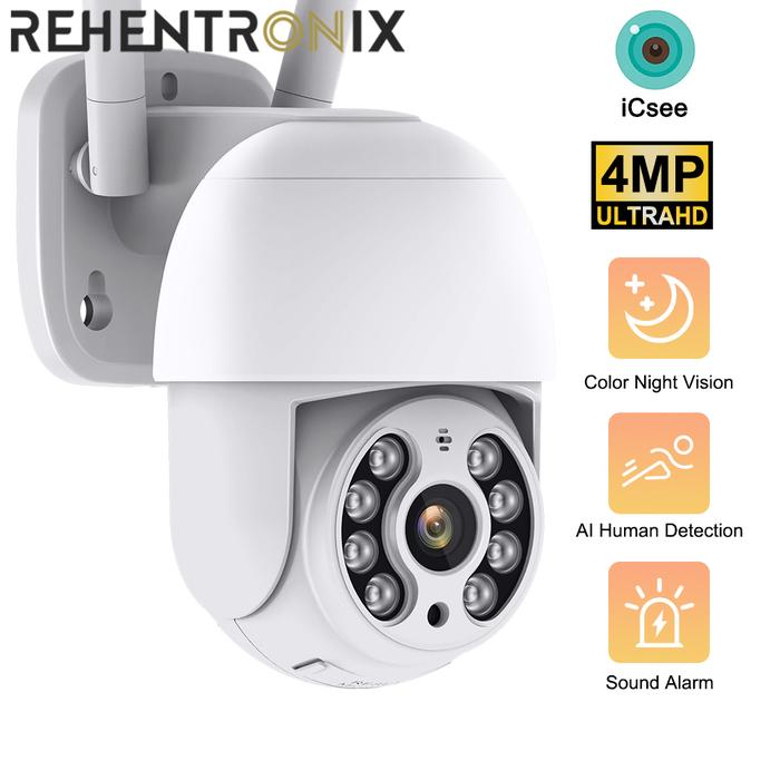 WiFi Video Surveillance Camera IP66 Outdoor PTZ IP Camera AI Human