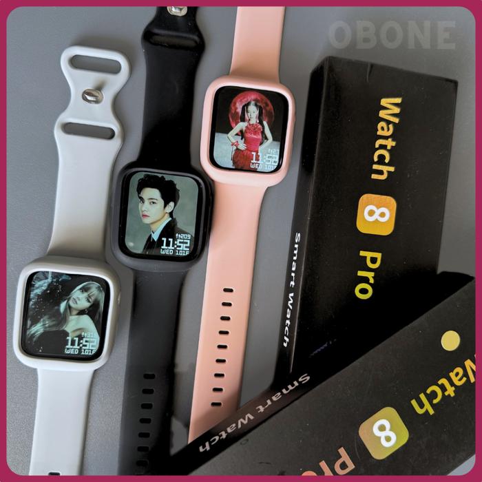 NEW Smartwatch 8 Pro Jam Tangan Watch 8 pro Ganti Wallpaper Kalkulator Notifikasi Bluetooth Musik Ca