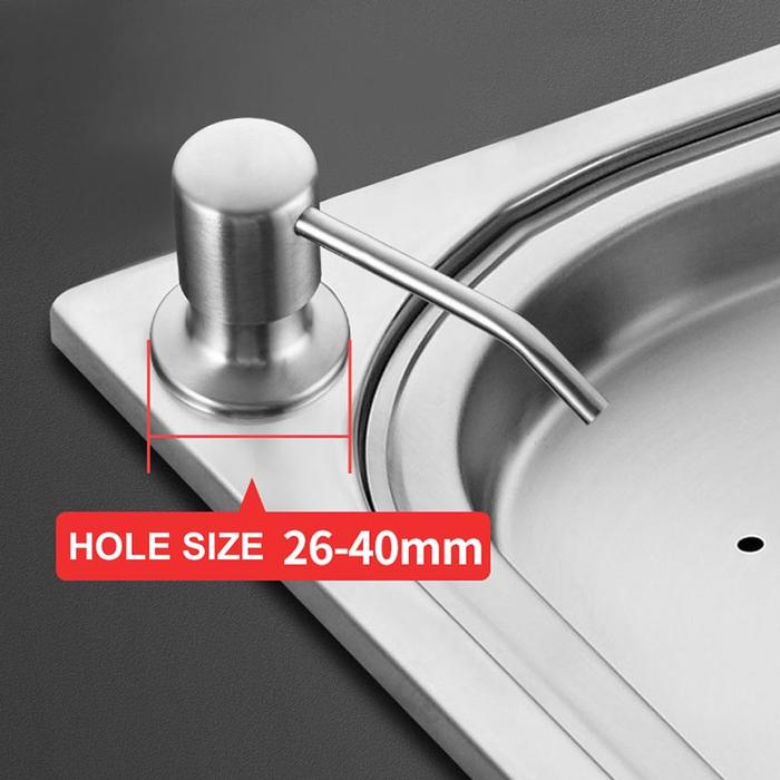 【1.2M Selang】Tempat Sabun Cair Kitchen Sink Tanam Meja Wastafel Bak Cuci Piring Bathroom Hand Soap