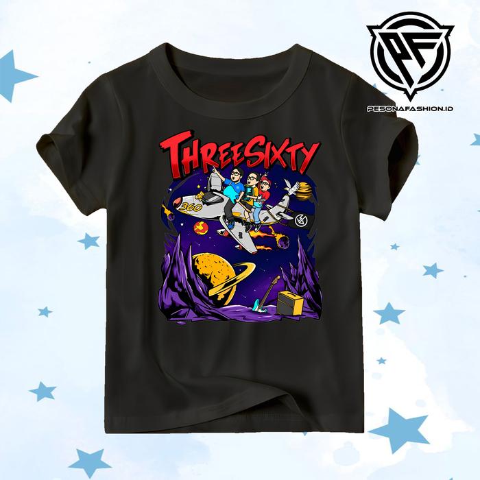 KAOS ANAK THREESIXTY KAOS THREESIXTY SKATEPUNK KAOS BAND COCOK UNTUK PRIA DAN WANITA