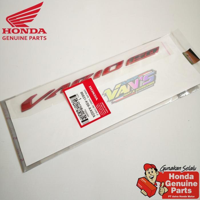 Emblem 3D Vario 150 Merah Honda Genuine Parts [NTS]