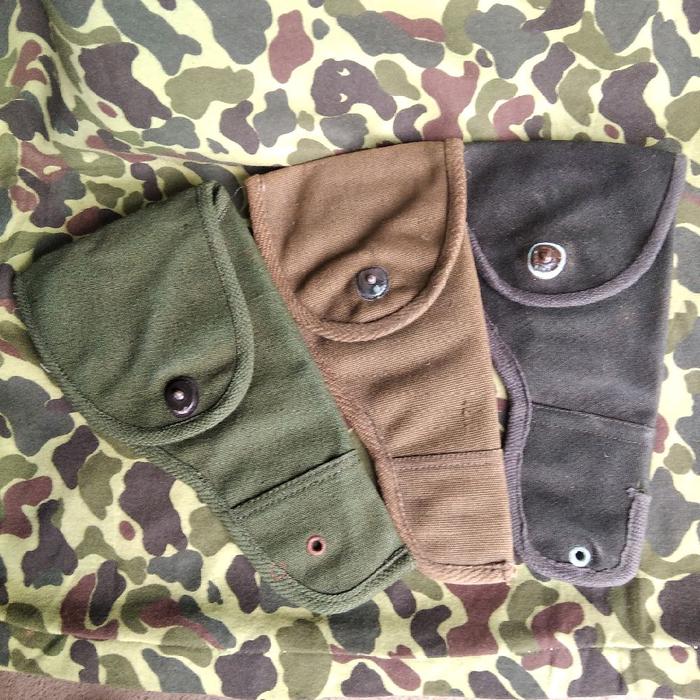 holster kanvas jadul sarung pistol pejuang tentara jadul polisi jadul jatah abri lama seroja timtim 