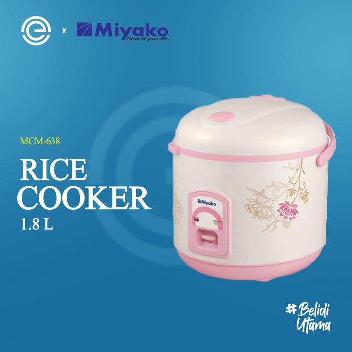 MIYAKO Rice Cooker 1.8 Liter MCM-638