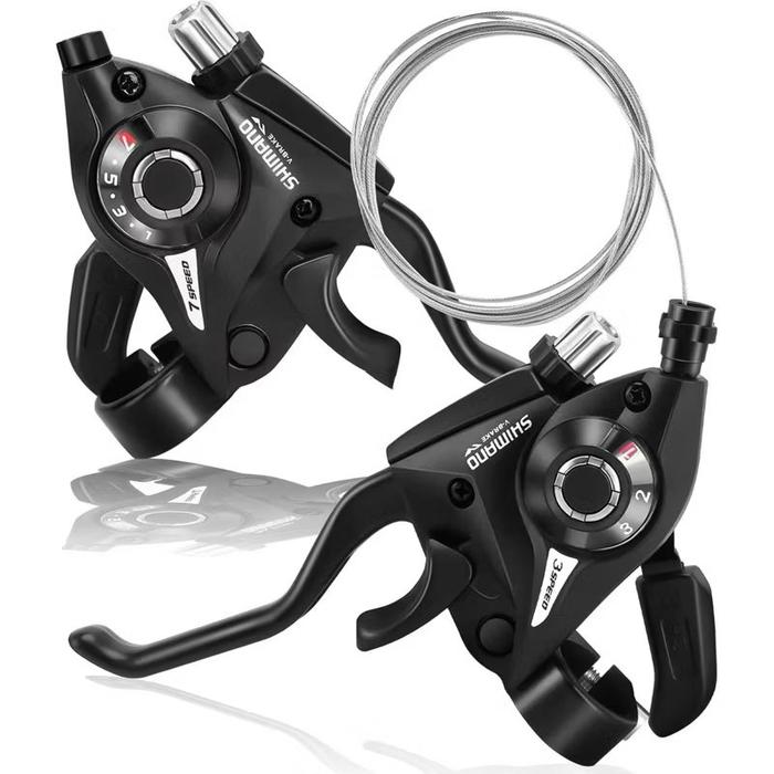 SHIMANO Shifter EF51 3x7 8 Operan Gigi Sepeda Gunung Seli Minion MTB