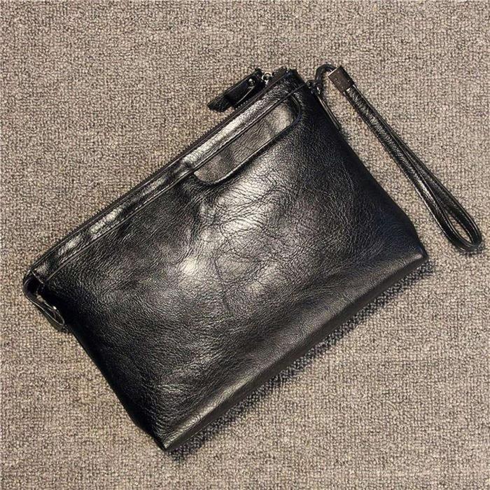 MS Clutch Bag - Tas Tangan Kulit Pria Kyojin Code V7727