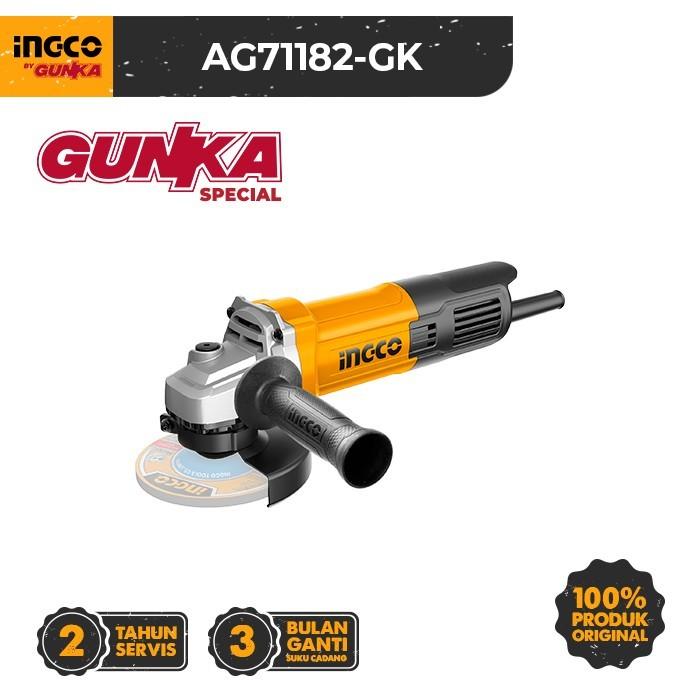 MESIN GERINDA INGCO 100MM / 710W INGCO AG71182-GK (4 INCH)
