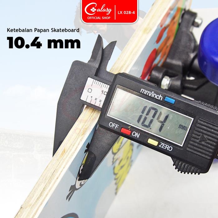 SPEEDS Skateboard Mainan Anak Kayu Roda PVC Full Set Anak2 Kids Canada Papan  028-2406