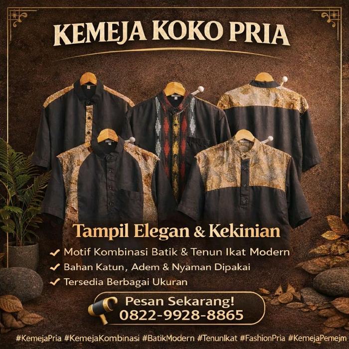 Baju Muslim EcoPrint Kekinian