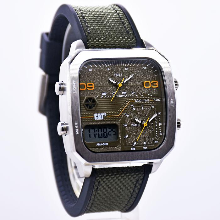 Jam Tangan Original Caterpillar AS.149.27.337  Dual Analog & Digital Chronograph Water resistance In