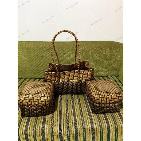 Terbaru set keben bali isi 2 bahan jali premium