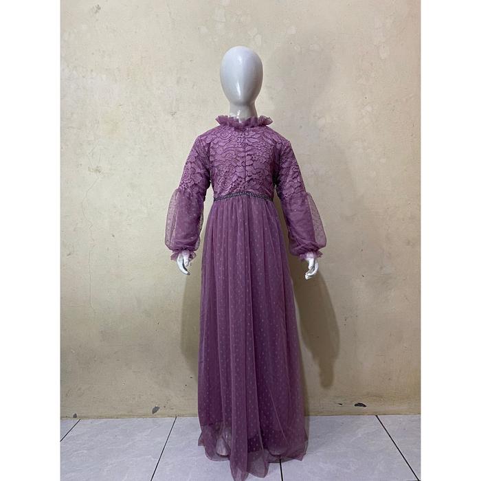 Murah Meriah Kebaya Anak Brukat gamis Modern TK-SD / Kebaya Anak Brukat Modern / kebaya anak perempu