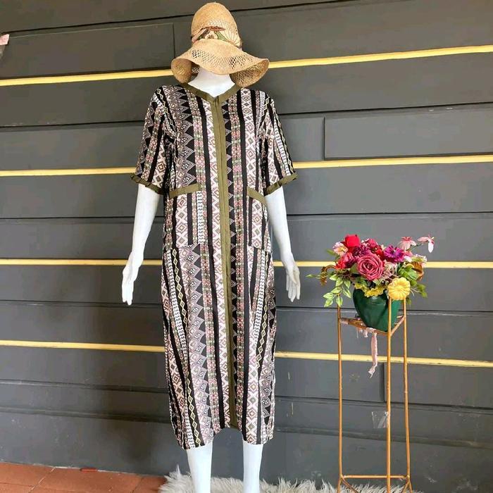 Daster Long Dress Rayon Kombinasi Premium Jumbo Laris Ternyaman Grosir Daster Tasikmalaya Baju Tidur