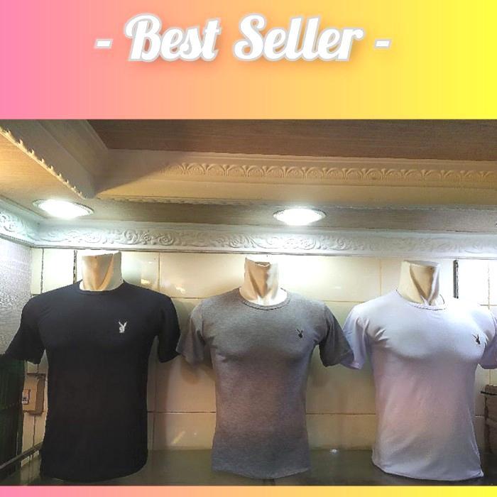 Kaos Oblong Playboy Kaos Dalam Pria Jumbo Bigsize Xxl Xxxl Crew Neck Best Seller