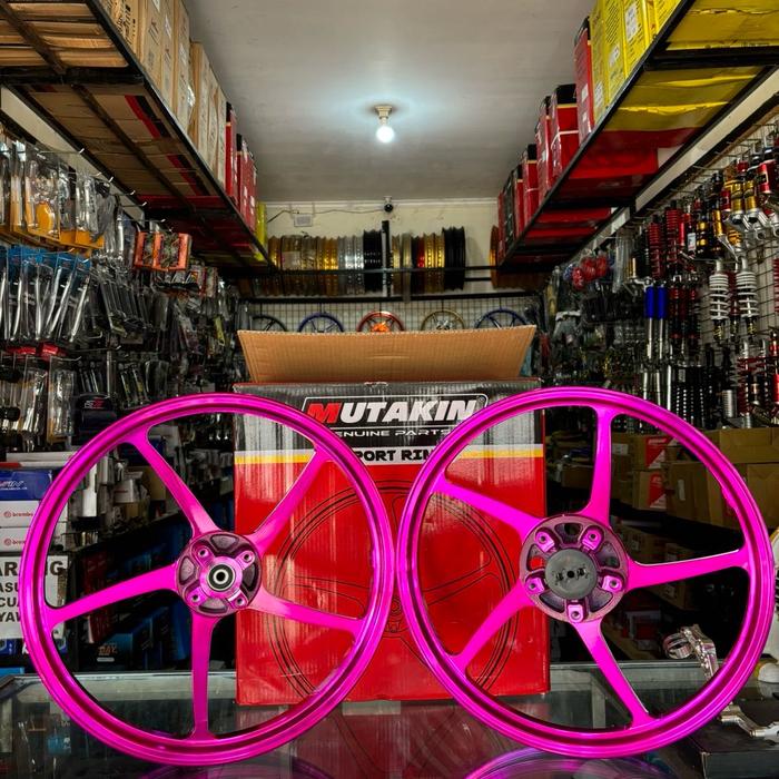 VELG ENKAI MUTAKIN TYPE 525 MX KING WARNA PINK DOUBLE DISC