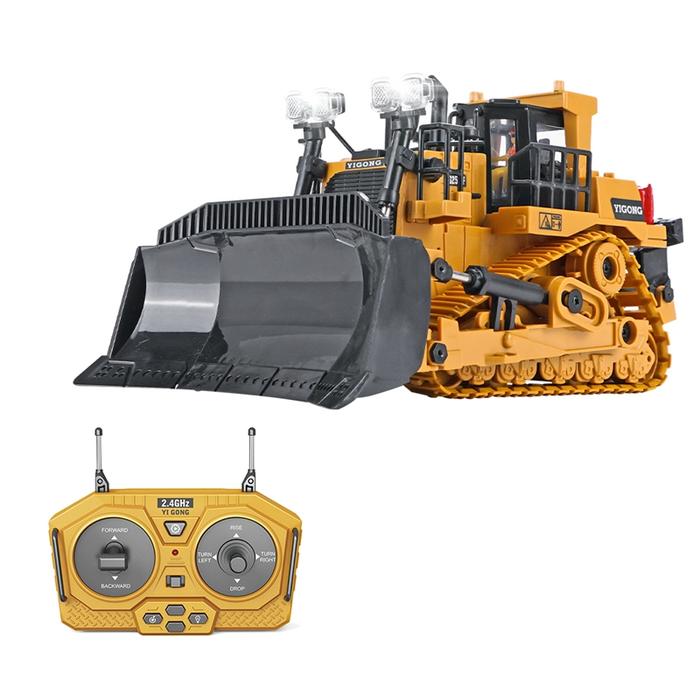 Mainan Remote Control Bulldoser 1:24 Truk RC Ekskavator Remote