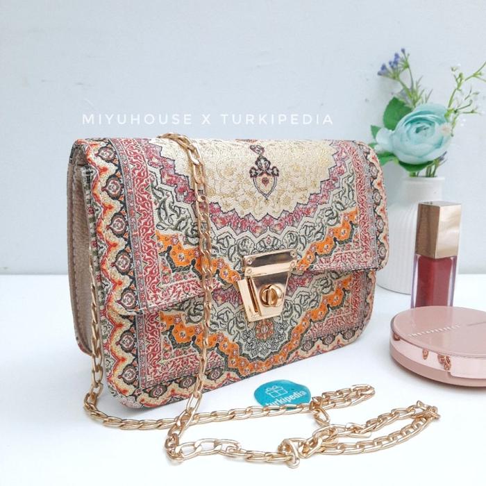 Big Promo Tas Selempang Turki Sling Bag Cantik Asli 100% Turkey Souvenir Turki, Haji, Umroh - Turkip