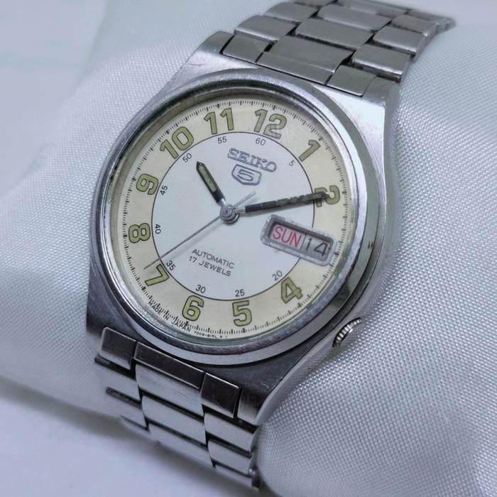 Seiko automatic japan vintage seiko5 7009 original militarywatch style jam tangan antik koleksi arlo