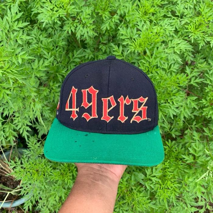 Topi vintage script block head 49 ers  kondisi 9/10