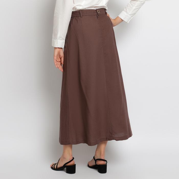 Flamoush Zephir Brown Long Skirt