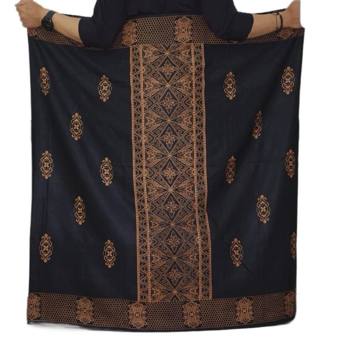 Sarung Batik Bhs Rumah Sarang Tawon Cap Serambi [Mekkah] Aceh - Kain Seragam Katun Motif Cowok 100 M