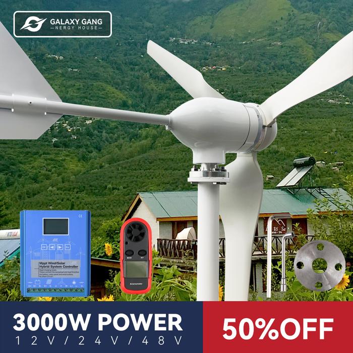 Energy Sources Electric Power Generator Dynamo 12v 24v 48v Wind